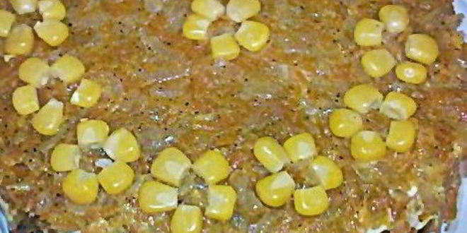 Рецепт торта из печени с рисом