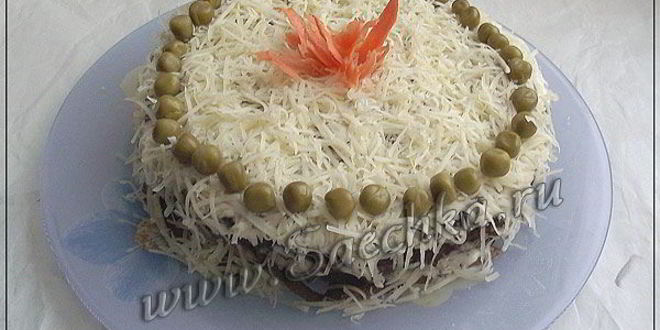 Рецепт торта из печени