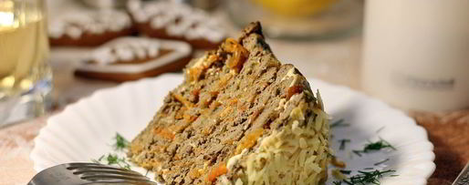 Шаг 7: закусочного печеночного торта