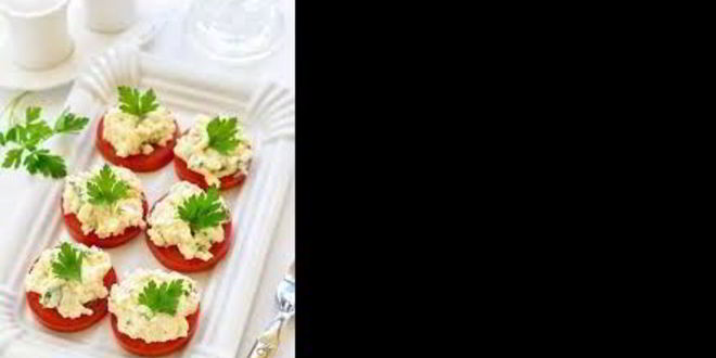 Рецепт помидоров с сыром и чесноком