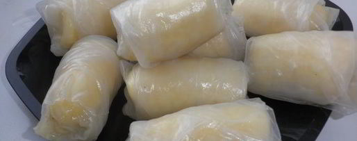 Шаг 5: банановых спринг-роллы