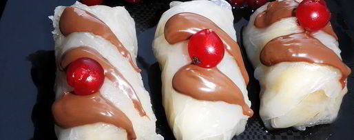 Шаг 6: банановых спринг-роллы