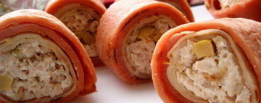 Шаг 11: блинных роллов с курицей и оливками