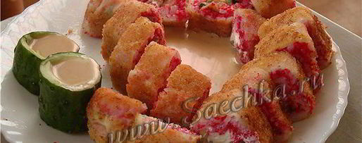 Шаг 6: горячих роллов сяке харумаки