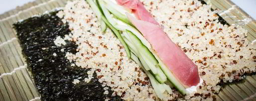 Шаг 4: киноа ролл