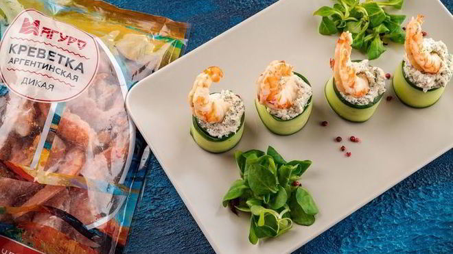 Рецепт Огуречных роллов с креветками