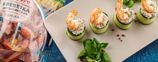 Шаг 6: огуречных роллов с креветками