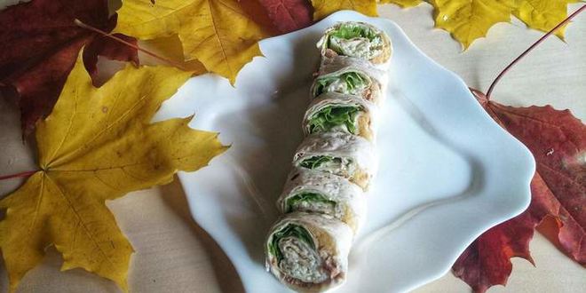 Рецепт ролла с печенью трески