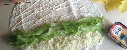 Шаг 4: ролла с печенью трески