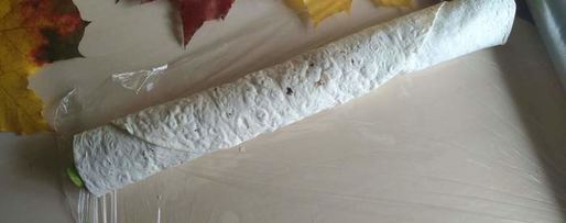 Шаг 9: ролла с печенью трески