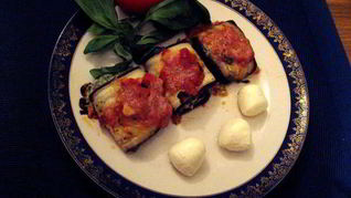 Рецепт Роллатини из баклажанов со шпинатом