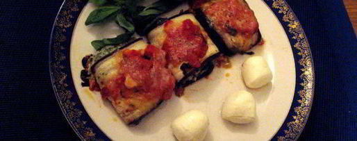 Шаг 10: роллатини из баклажанов со шпинатом