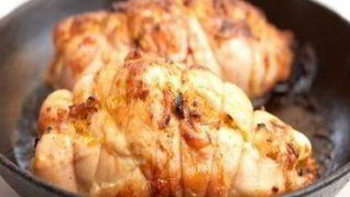 Рецепт Роллов из курицы с плавленым сыром и брокколи