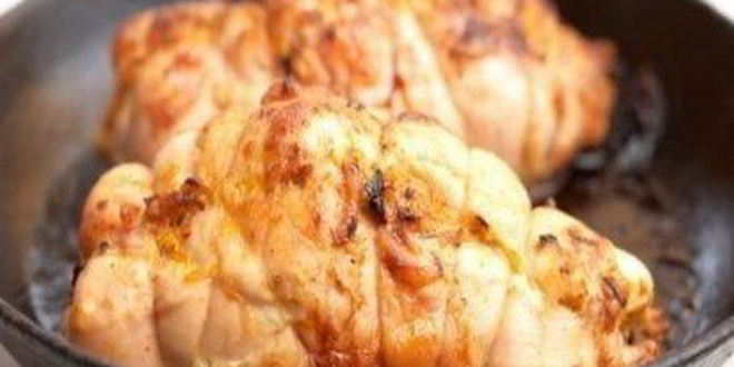 Рецепт роллов из курицы с плавленым сыром и брокколи