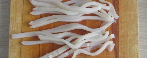 Шаг 5: роллов с кальмаром и беконом