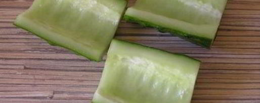 Шаг 3: роллов с креветками в огурцах