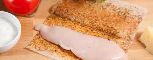 Шаг 1: роллов с куриной грудкой и салатом