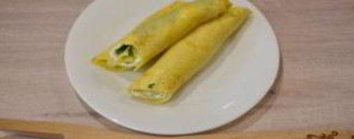 Шаг 4: роллов с омлетом