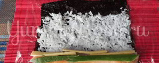 Шаг 4: роллов с семгой