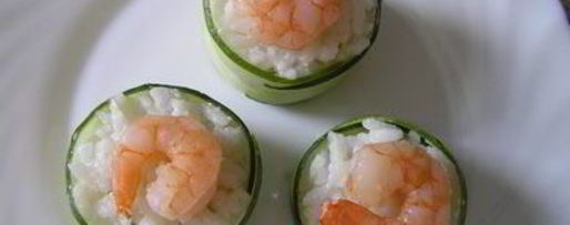Шаг 7: роллов с тунцом и креветками
