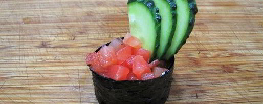 Шаг 11: роллов сашими, гунканмаки