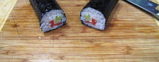 Шаг 17: роллов сашими, гунканмаки