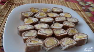 Рецепт Сладкого ролла с фруктами