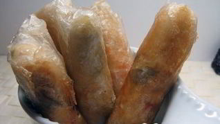 Рецепт Спринга-роллов с курицей и грибами