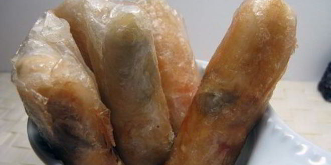 Рецепт спринга-роллов с курицей и грибами