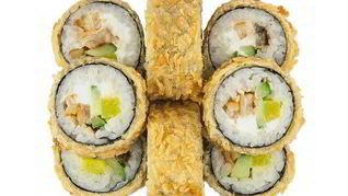 Рецепт Темпурных роллов с огурцом