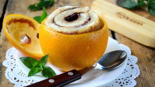 Рецепт Цинамоновых роллов в апельсиновой корке
