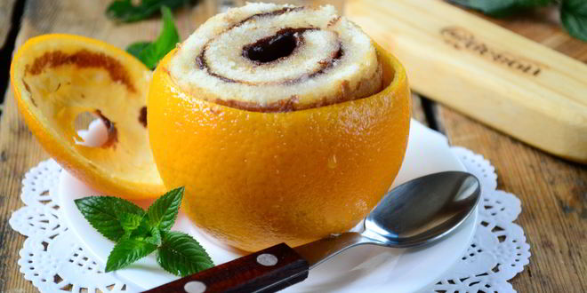 Рецепт цинамоновых роллов в апельсиновой корке