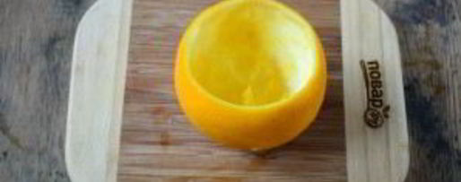 Шаг 1: цинамоновых роллов в апельсиновой корке