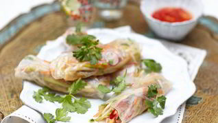 Рецепт Весенних роллов из холодного шашлыка