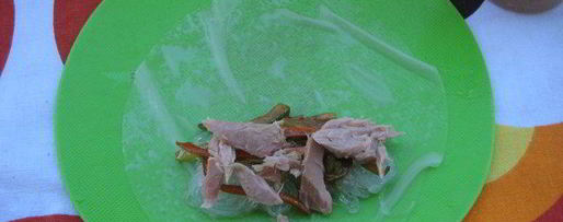 Шаг 4: весенних роллов с тунцом