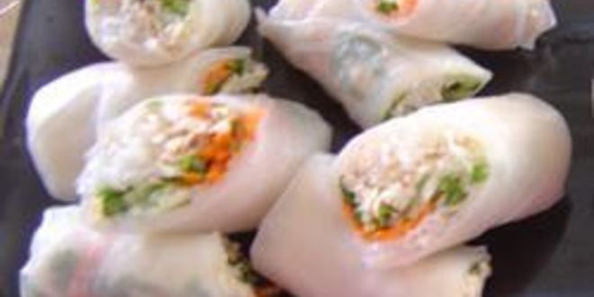Рецепт вьетнамских рисовых роллов с креветками