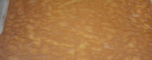 Шаг 3: бисквитного рулета минутка