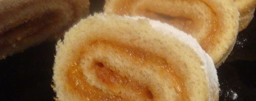 Шаг 5: бисквитного рулета минутка