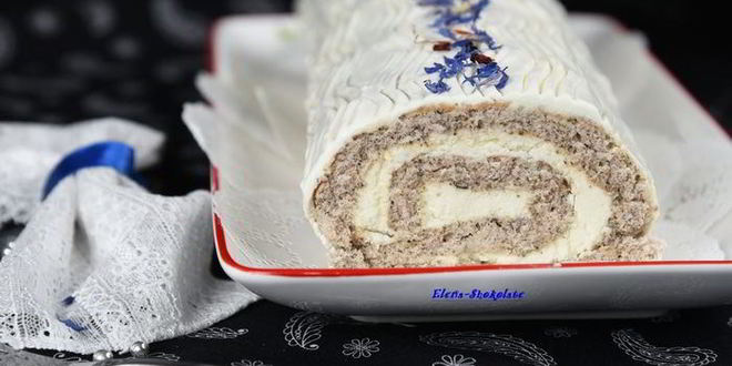 Рецепт бисквитного рулета с жасмином