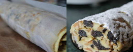 Шаг 5: домашнего рулета с фруктами