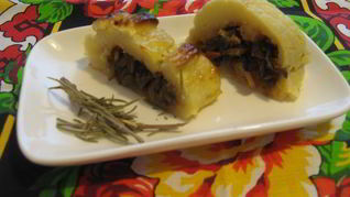 Рецепт Картофельного рулета с овощами