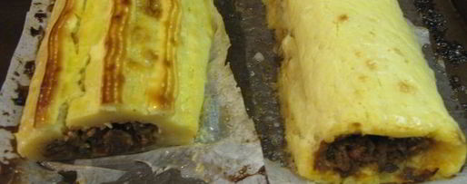 Шаг 11: картофельного рулета с овощами