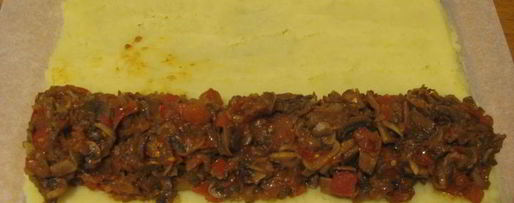 Шаг 7: картофельного рулета с овощами