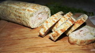 Рецепт Куриного рулета с омлетом