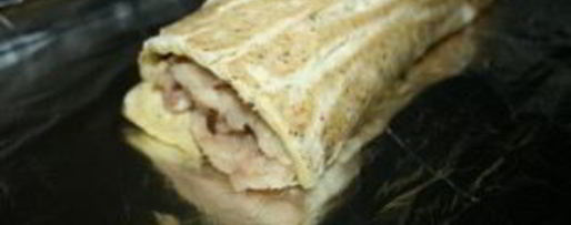 Шаг 7: куриного рулета с омлетом