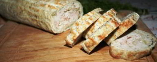 Шаг 9: куриного рулета с омлетом