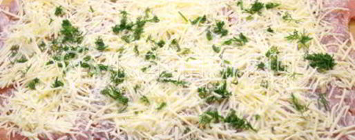 Шаг 4: куриного рулета с сыром и укропом