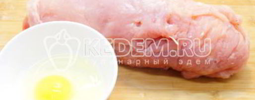 Шаг 6: куриного рулета с сыром и укропом