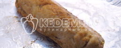 Шаг 9: куриного рулета с сыром и укропом