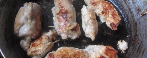 Шаг 6: куриного рулета с сыром и яблоком